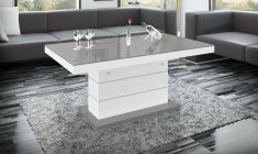 MATERA LUX coffee table (high gloss/super matt/wood-like decor)